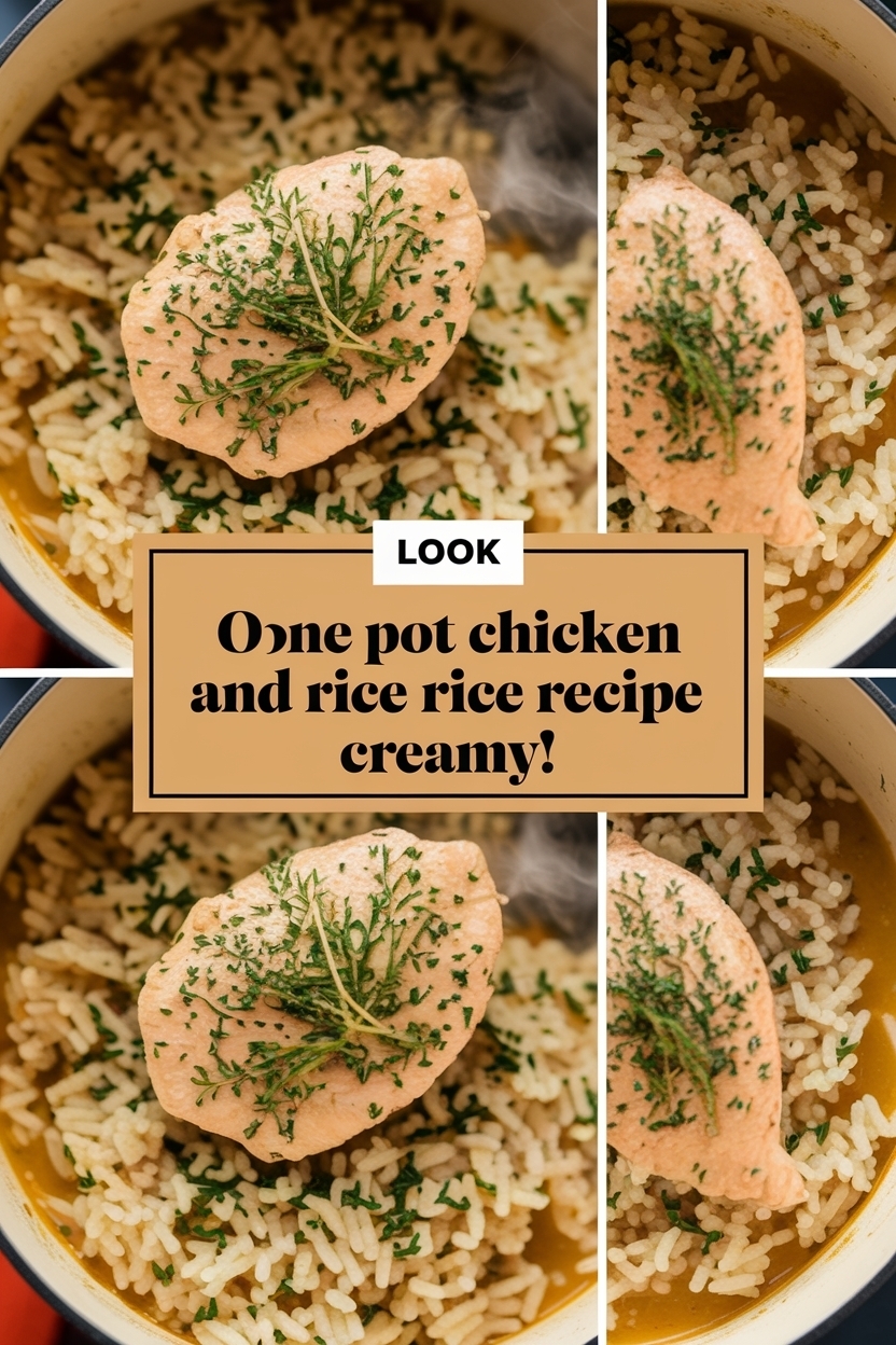 one pot chicken and rice recipe creamy