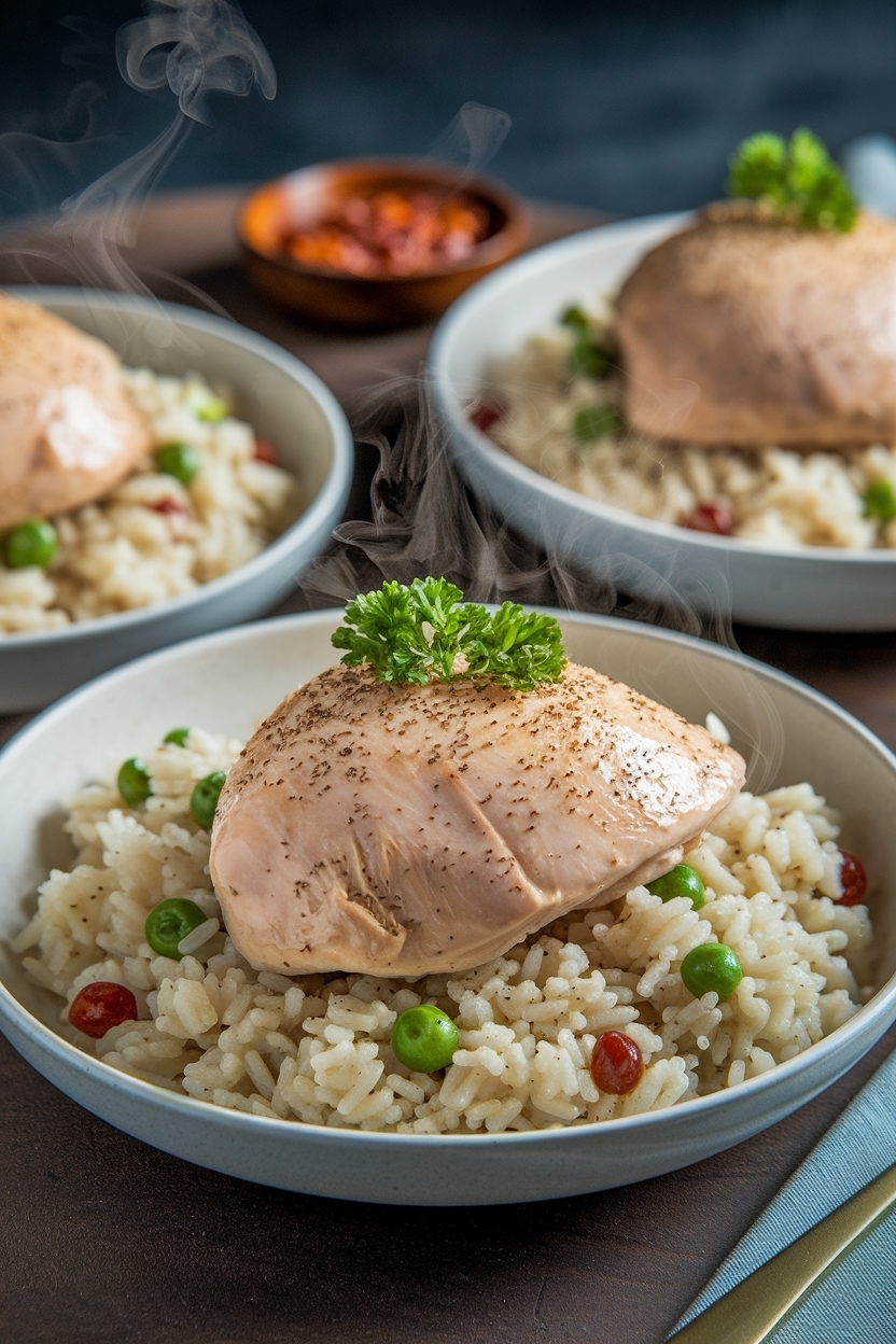 instant pot chicken and rice recipe easy