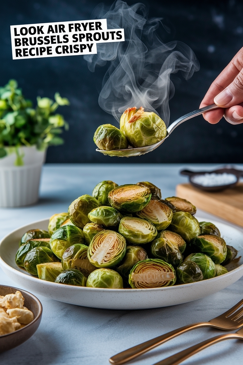 air fryer brussels sprouts recipe crispy