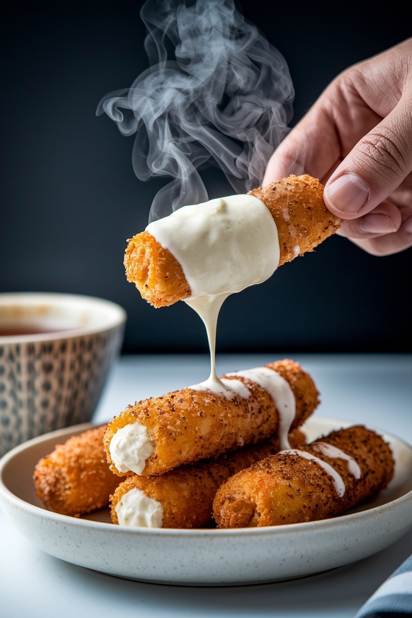 air fryer mozzarella sticks recipe homemade