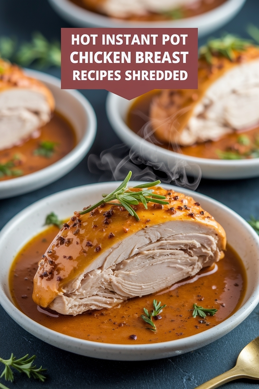 instant pot chicken breast recipes shredded