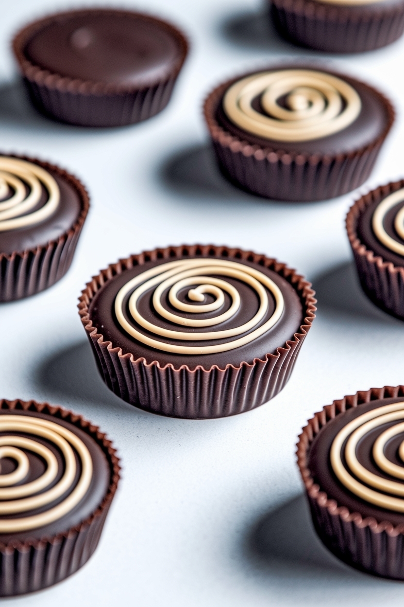 homemade peanut butter cups dark chocolate