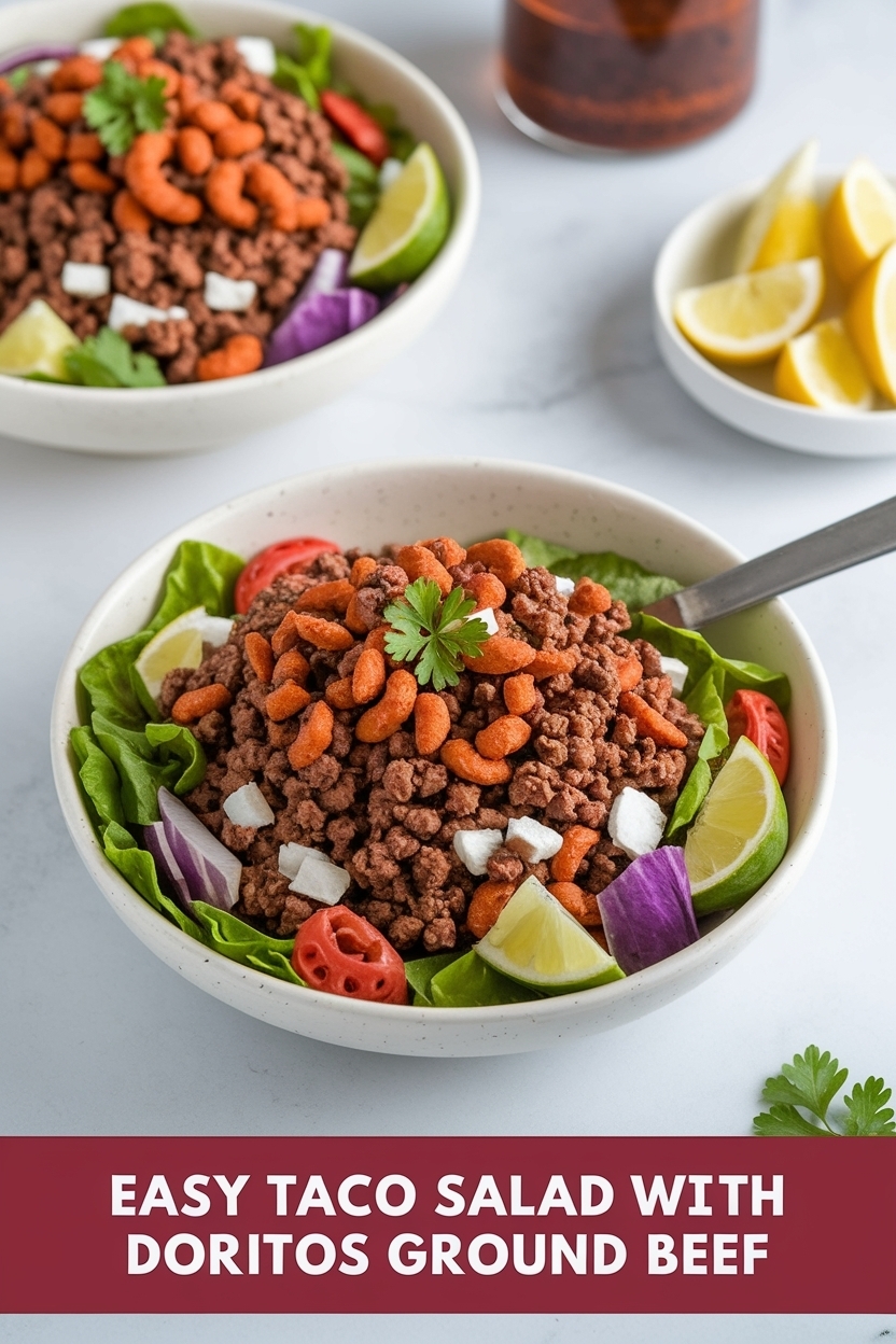 taco salad with doritos ground beef