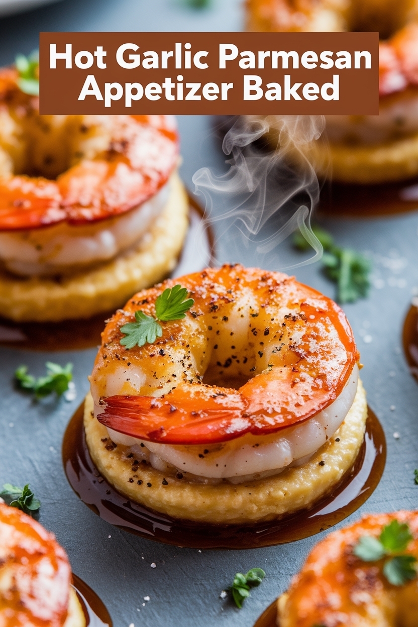 garlic parmesan shrimp appetizer baked