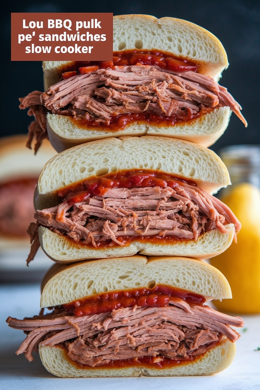 bbq pulled pork sandwiches slow cooker