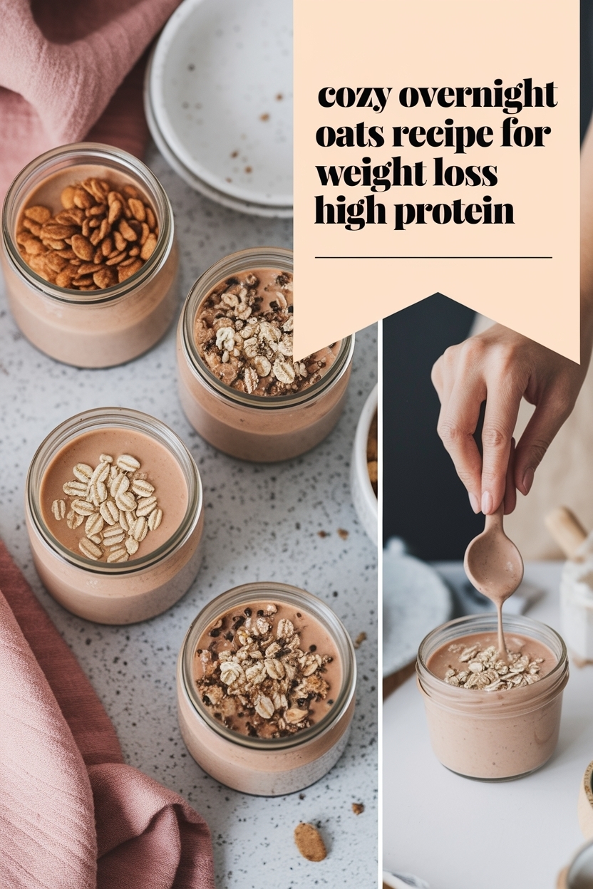overnight oats recipe for weight loss high protein