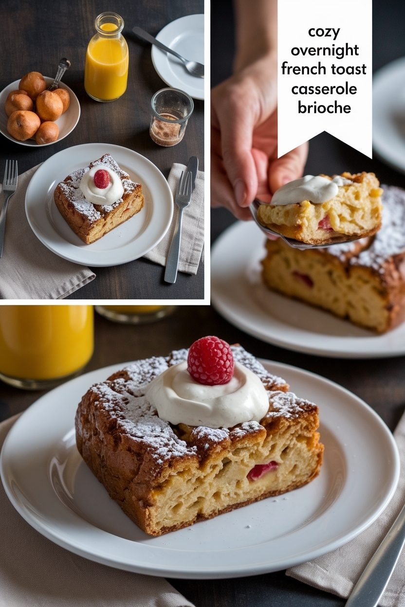 overnight french toast casserole brioche