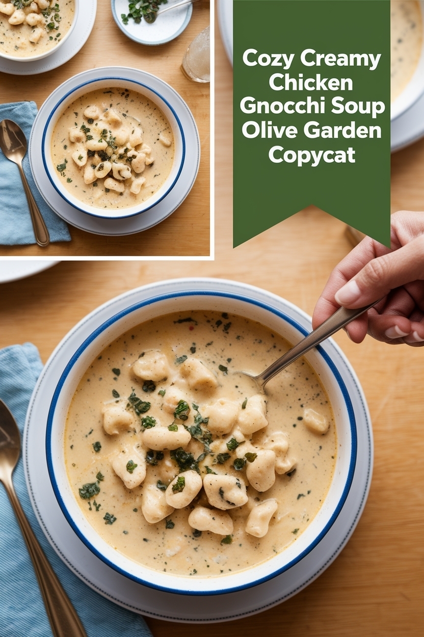 creamy chicken gnocchi soup olive garden copycat