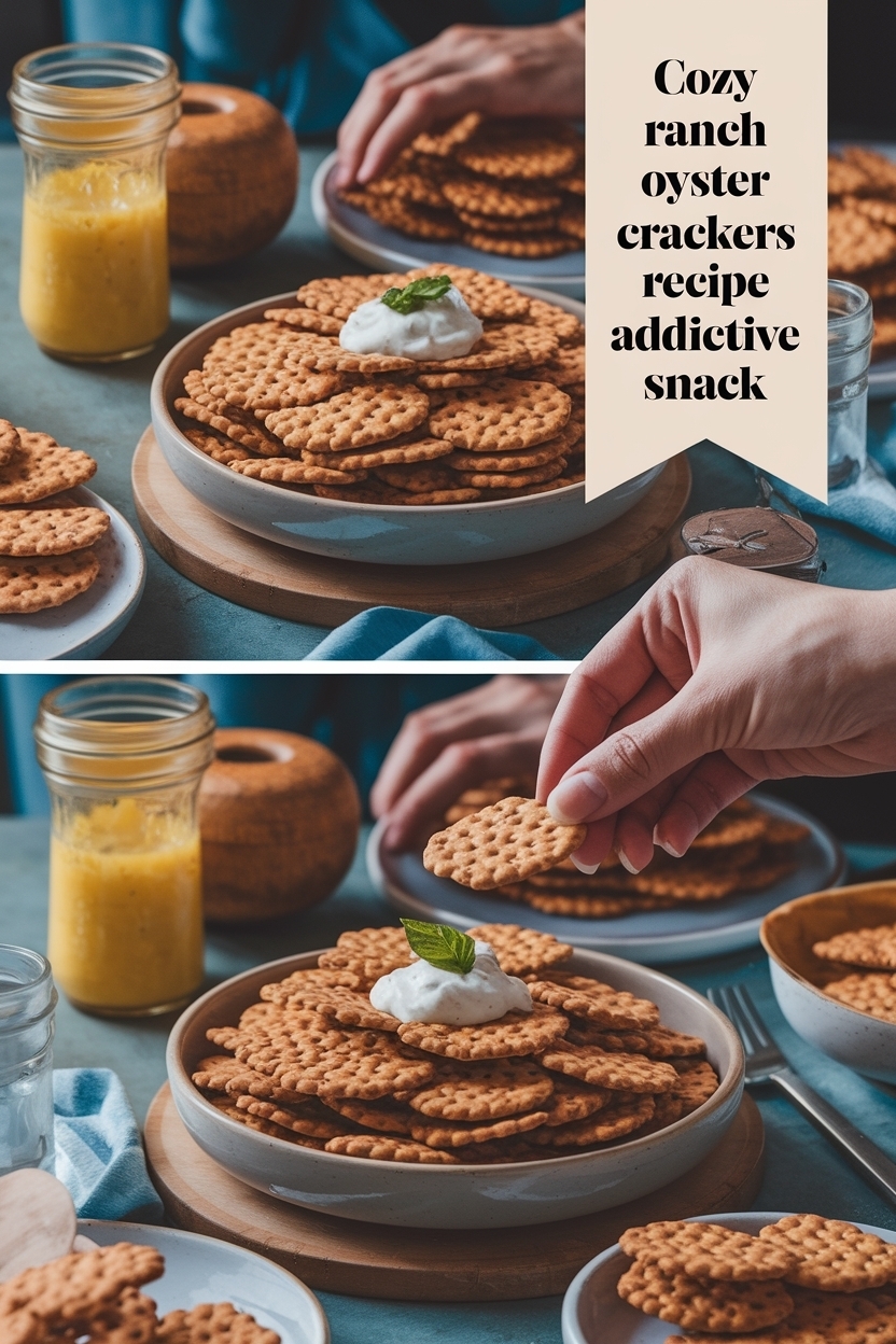 ranch oyster crackers recipe addictive snack