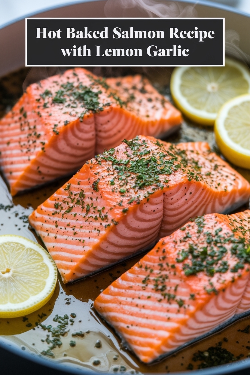 baked salmon recipe with lemon garlic