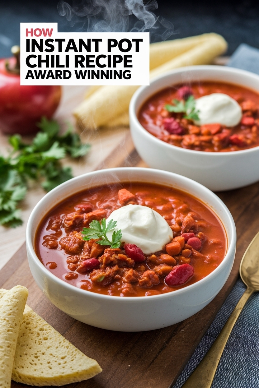 instant pot chili recipe award winning
