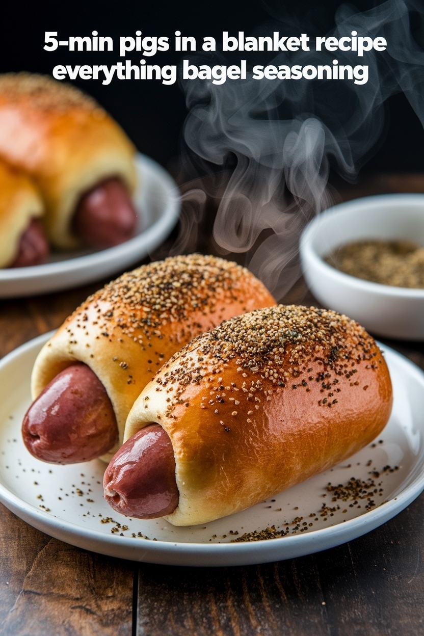 pigs in a blanket recipe everything bagel seasoning