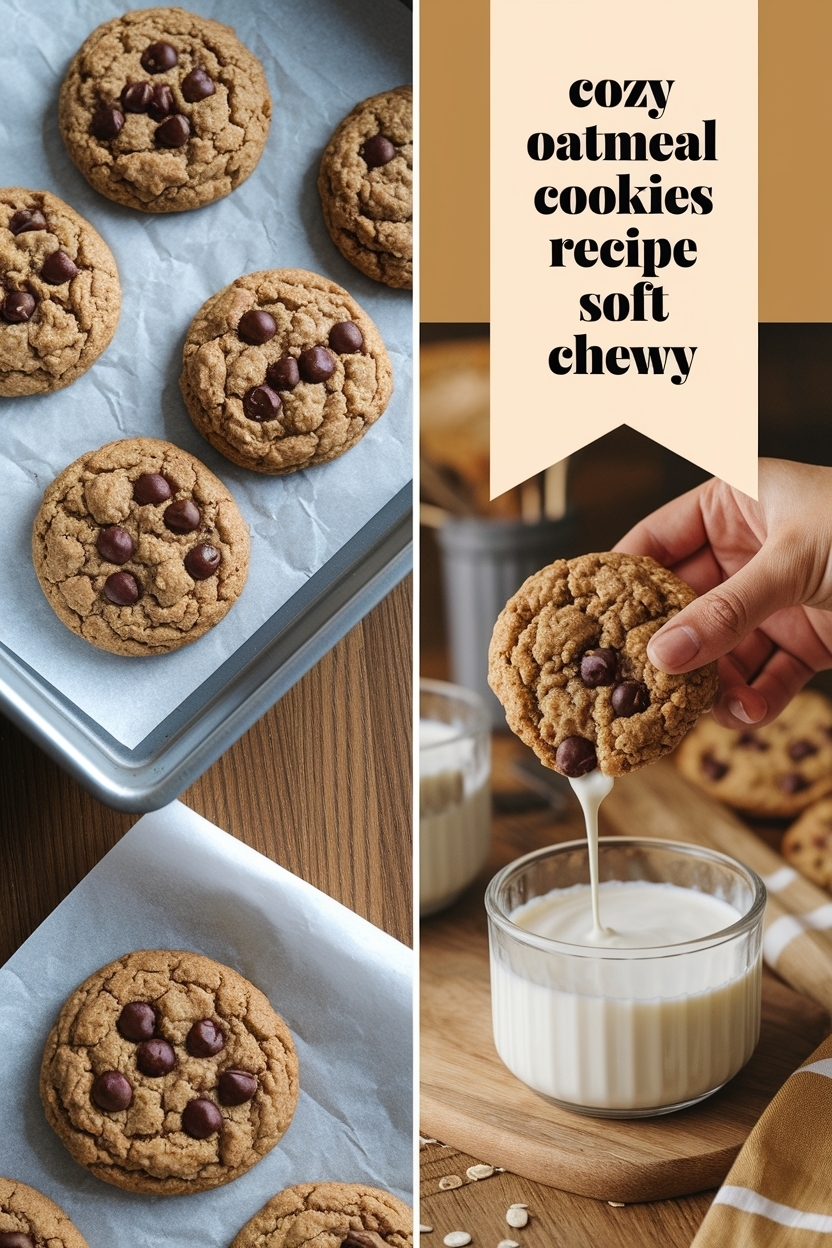rhubarb oatmeal cookies - Extra Photo