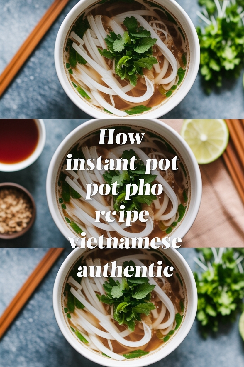 instant pot pho recipe vietnamese authentic