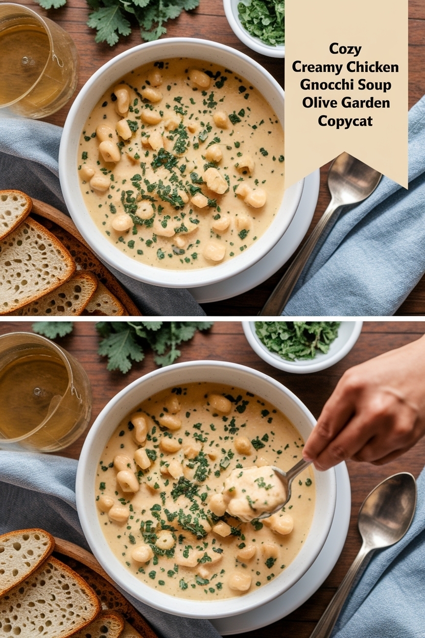 creamy chicken gnocchi soup olive garden copycat