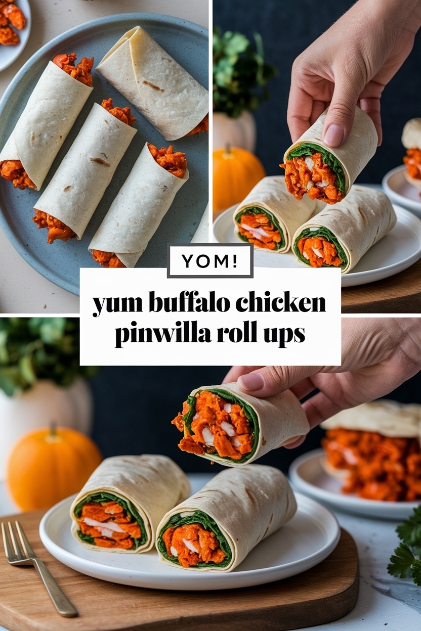 buffalo chicken pinwheels tortilla roll ups