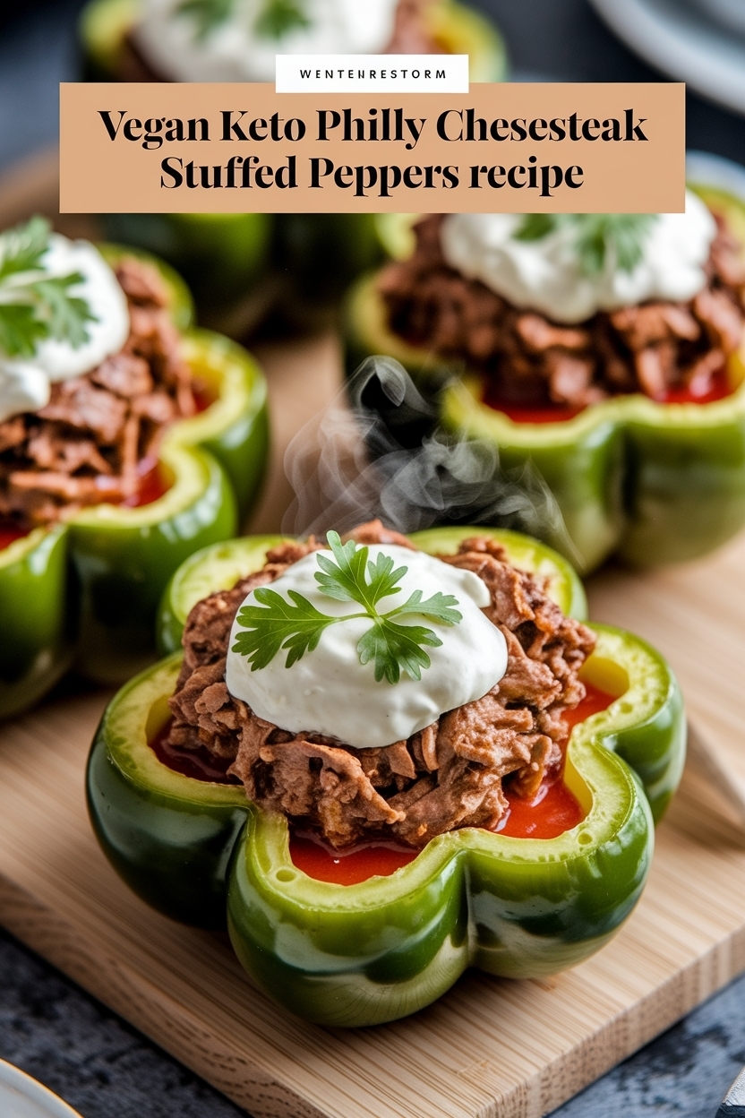 keto philly cheesesteak stuffed peppers recipe