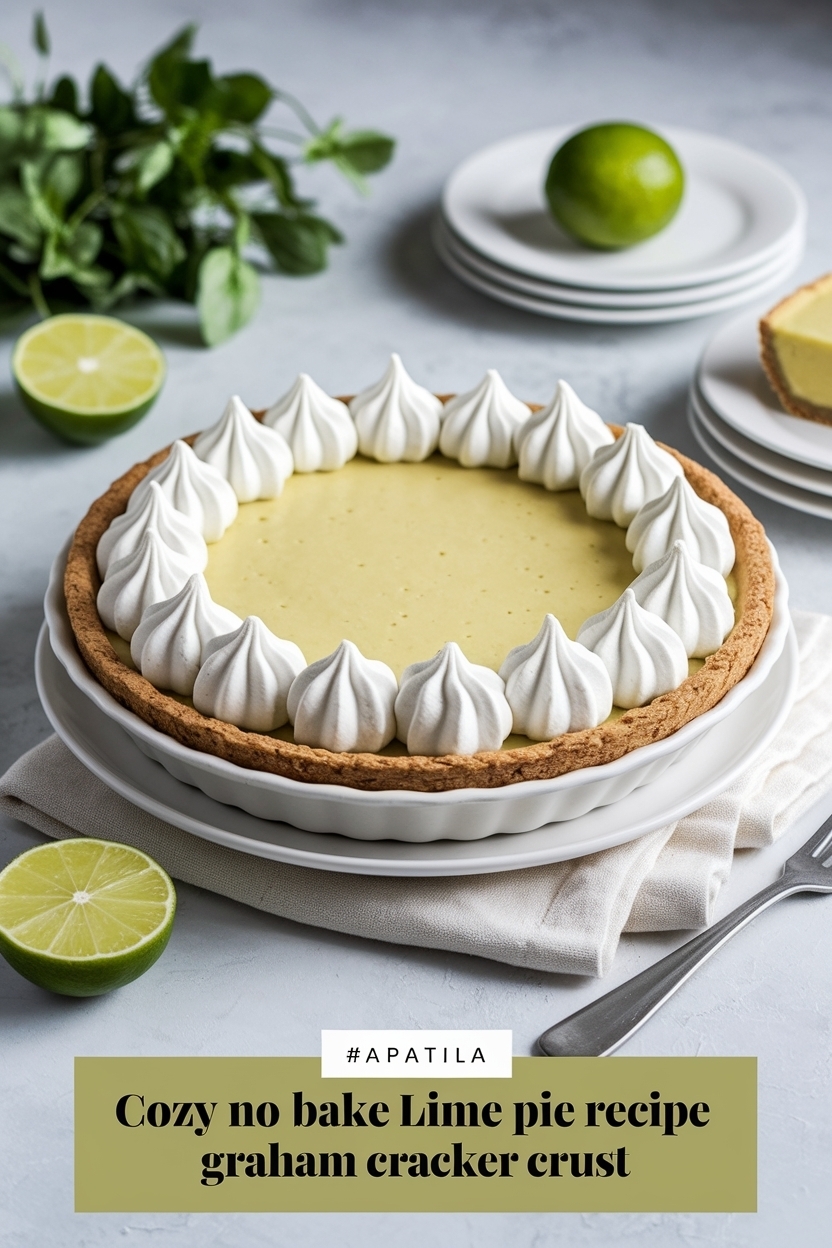 no bake lime pie recipe graham cracker crust