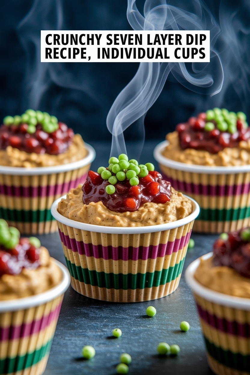 seven layer dip recipe individual cups
