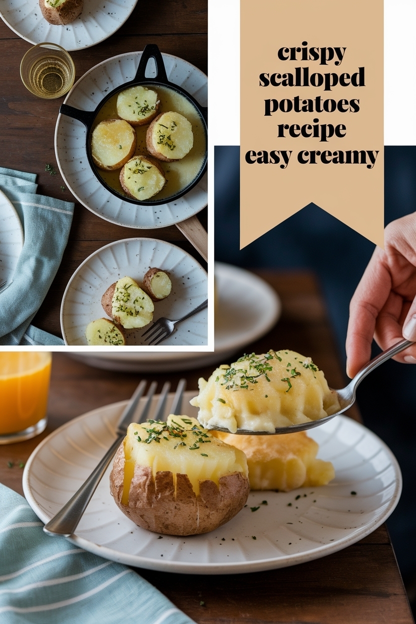scalloped potatoes recipe easy creamy - Extra Photo