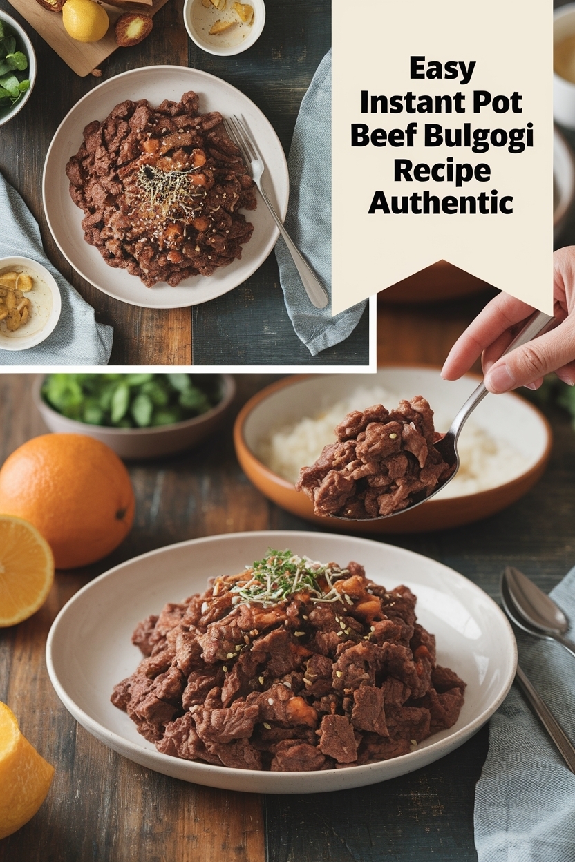 instant pot beef bulgogi recipe authentic