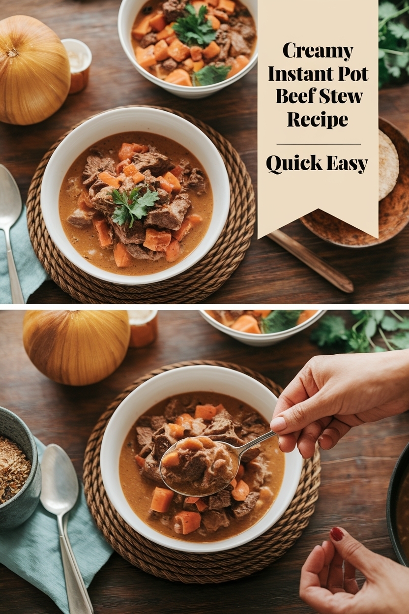 instant pot beef stew recipe quick easy