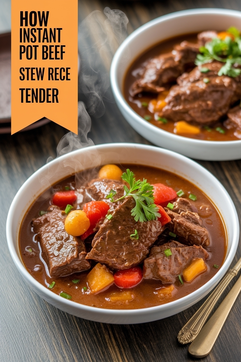 instant pot beef stew recipe tender
