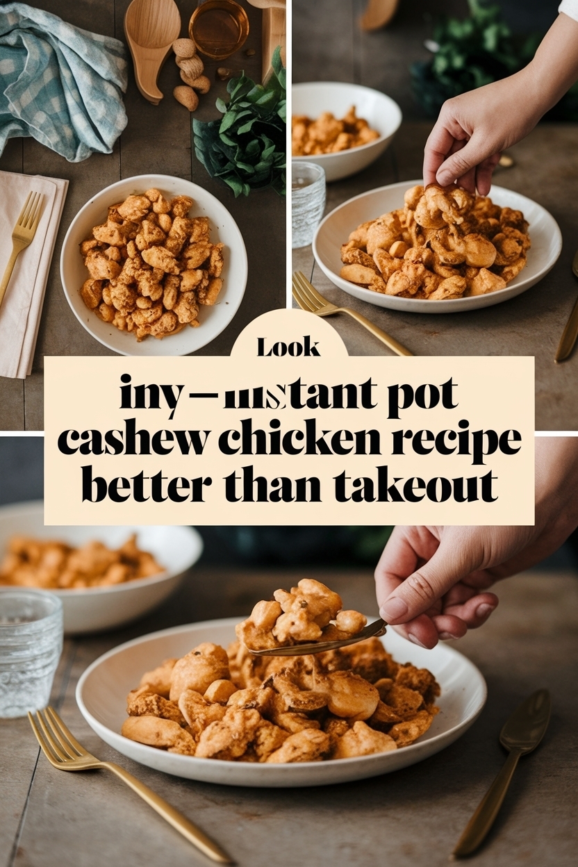 instant pot cashew chicken recipe better than takeout