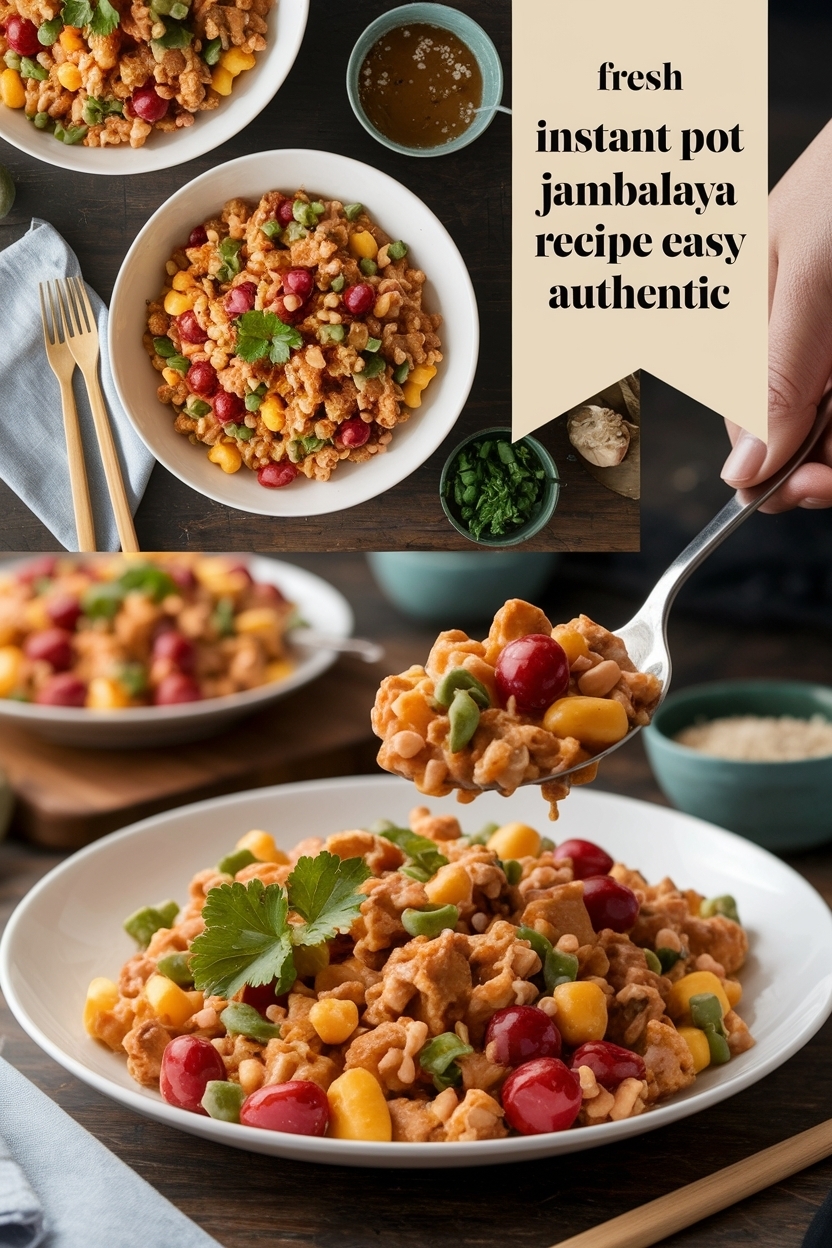 instant pot jambalaya recipe easy authentic