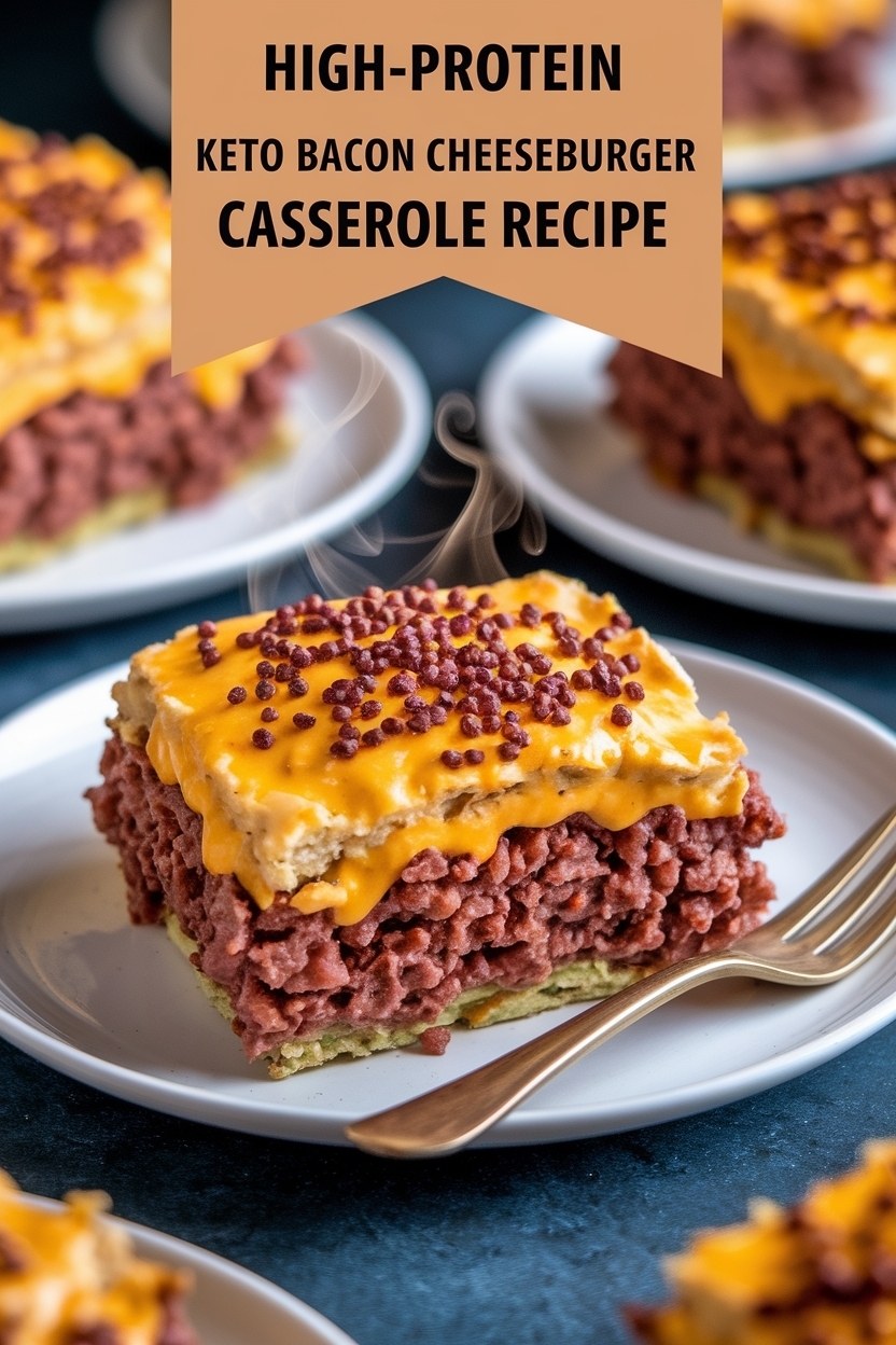 keto bacon cheeseburger casserole recipe