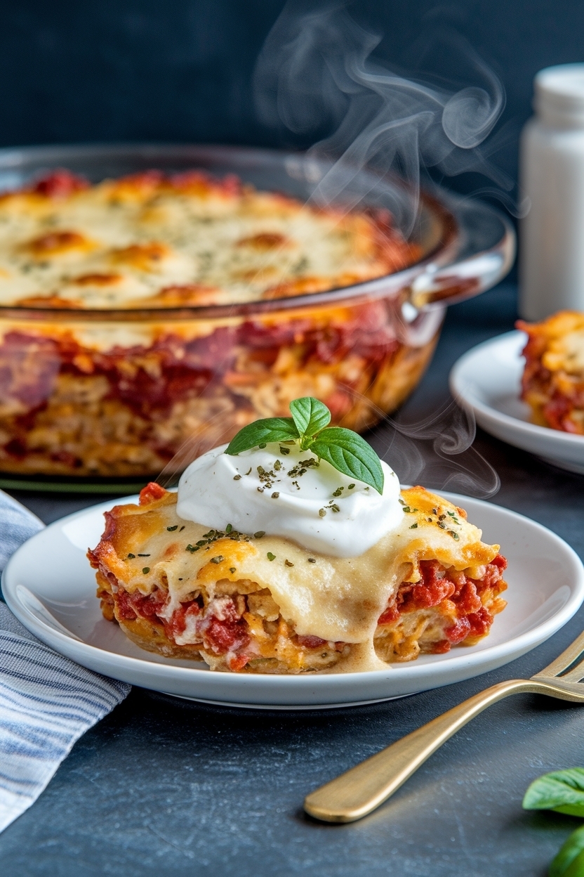 keto chicken parmesan casserole recipe