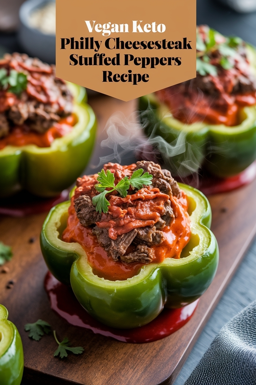 keto philly cheesesteak stuffed peppers recipe