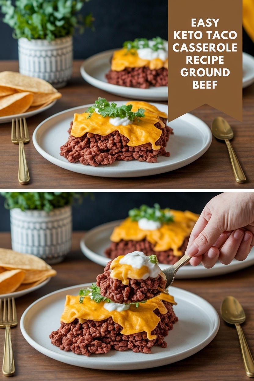 keto taco casserole recipe ground beef