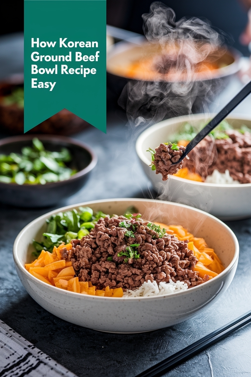 korean ground beef bowl recipe easy
