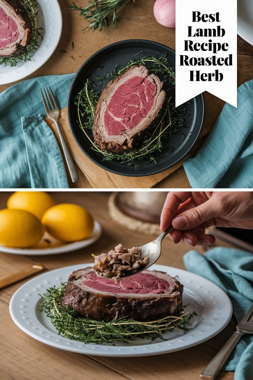 lamb recipe easter roasted herb