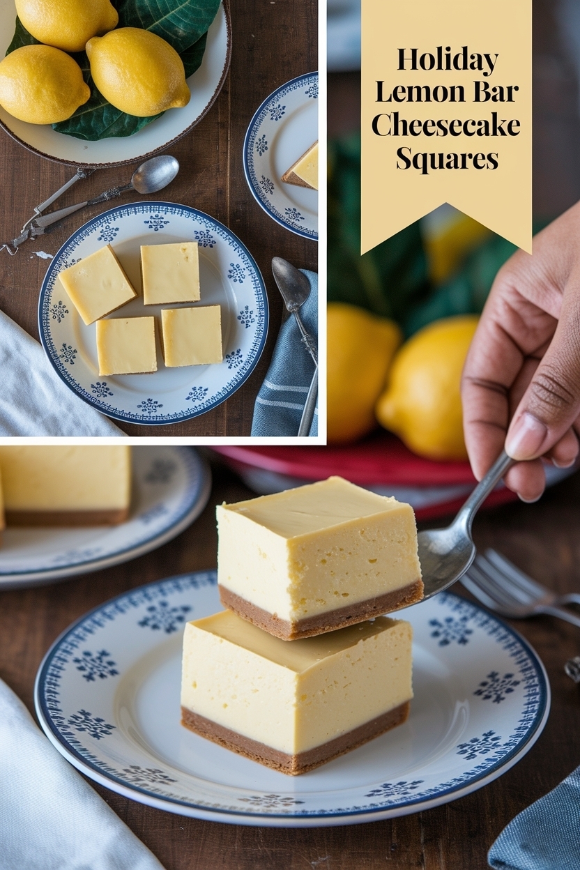 lemon bar cheesecake squares