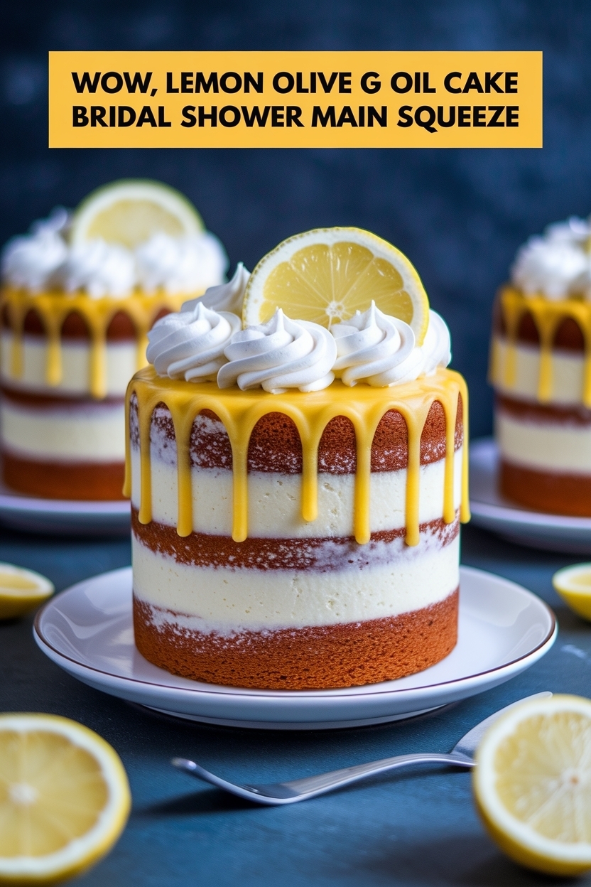 lemon olive oil cake bridal shower main squeeze