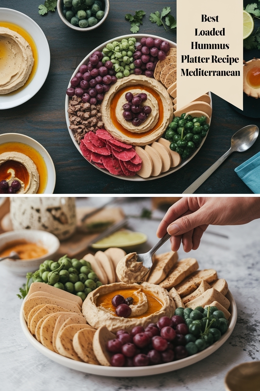 loaded hummus platter recipe mediterranean