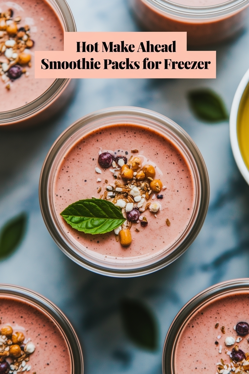 make ahead smoothie packs for freezer