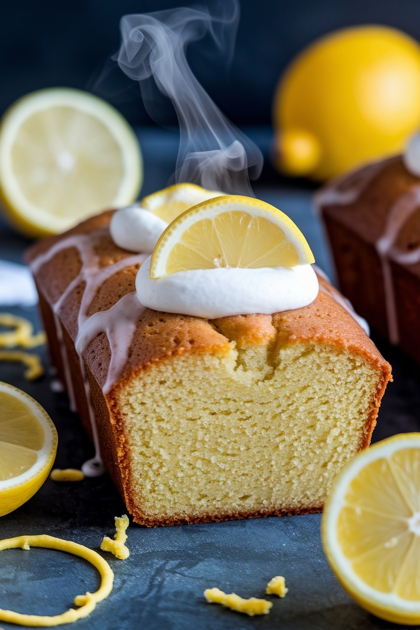 meyer lemon olive oil cake loaf pan