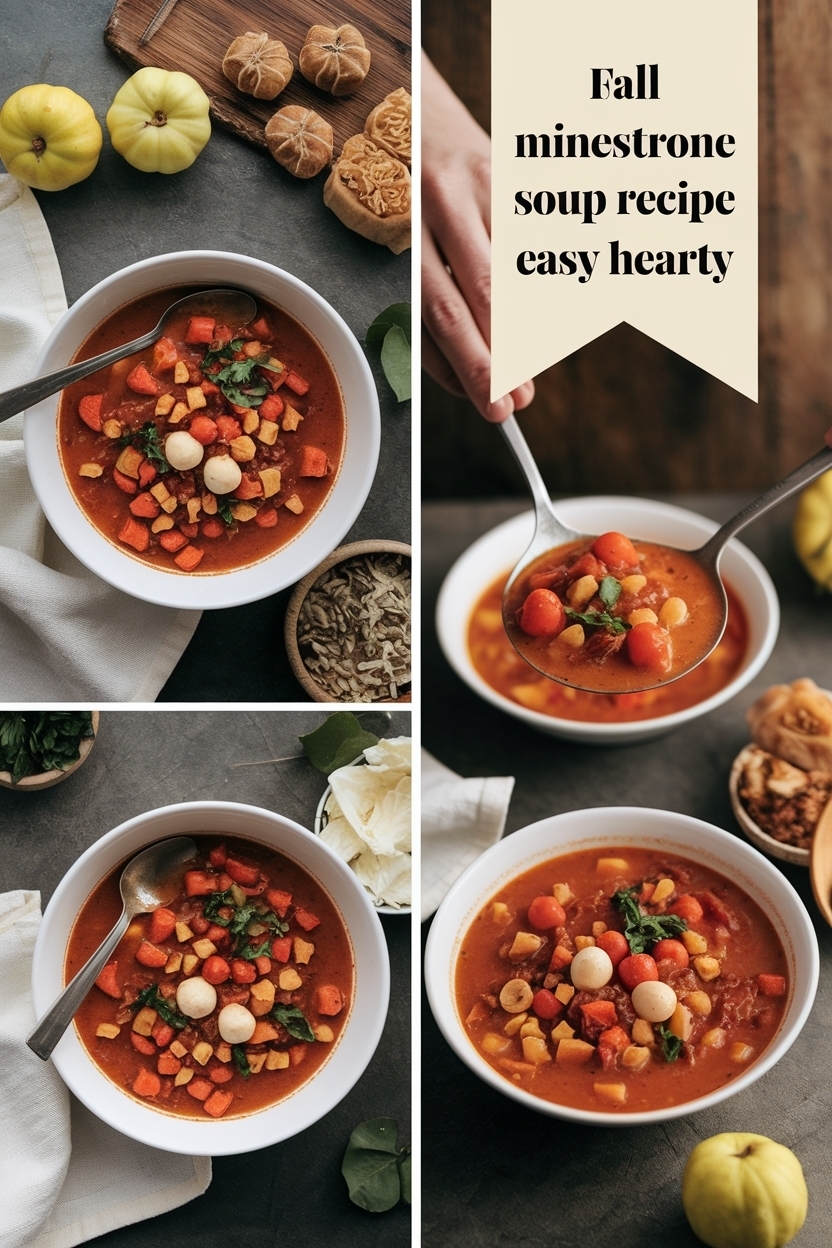 minestrone soup recipe easy hearty