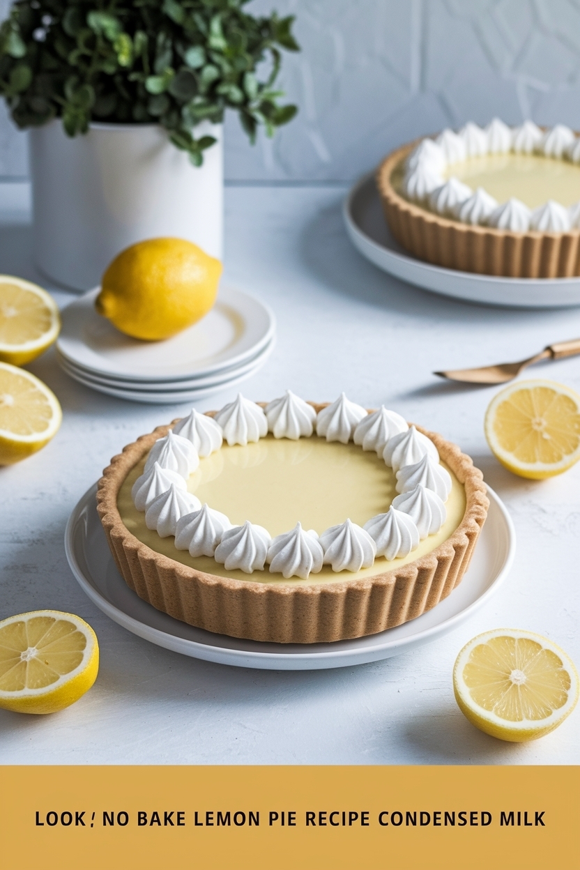 no bake lemon pie recipe condensed milk