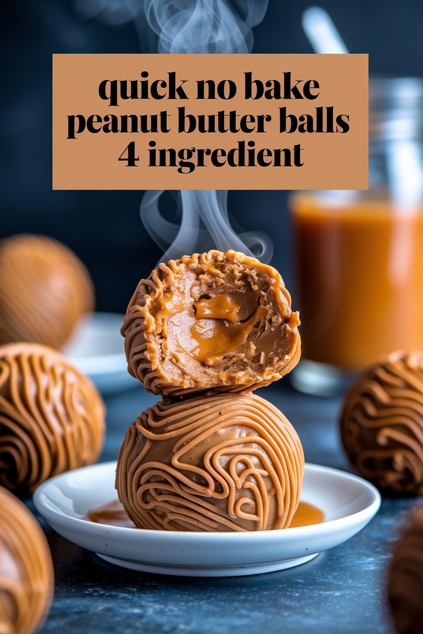 no bake peanut butter balls recipe 4 ingredient