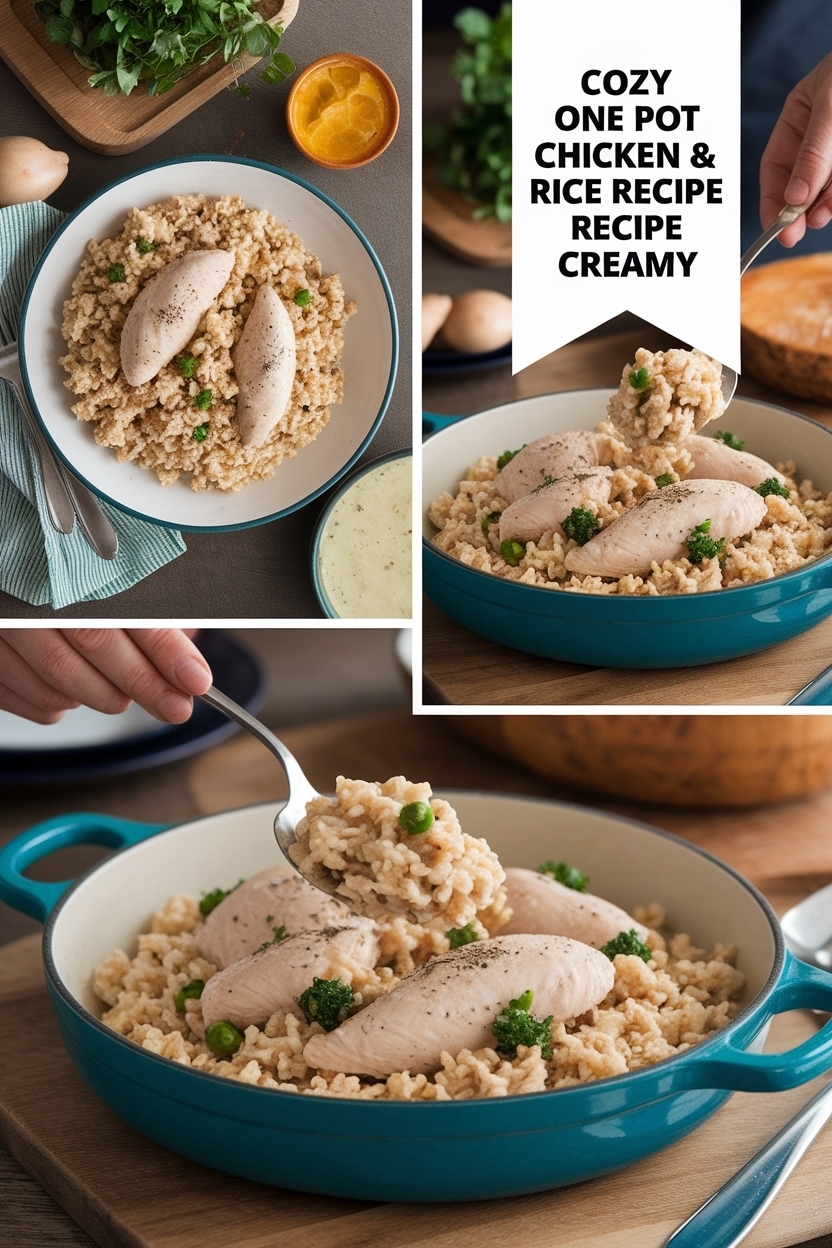 one pot chicken and rice recipe creamy