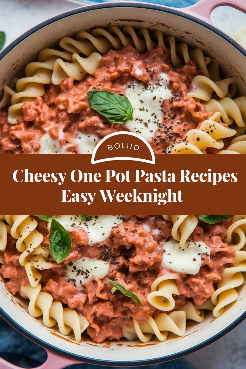 one pot pasta recipes easy weeknight