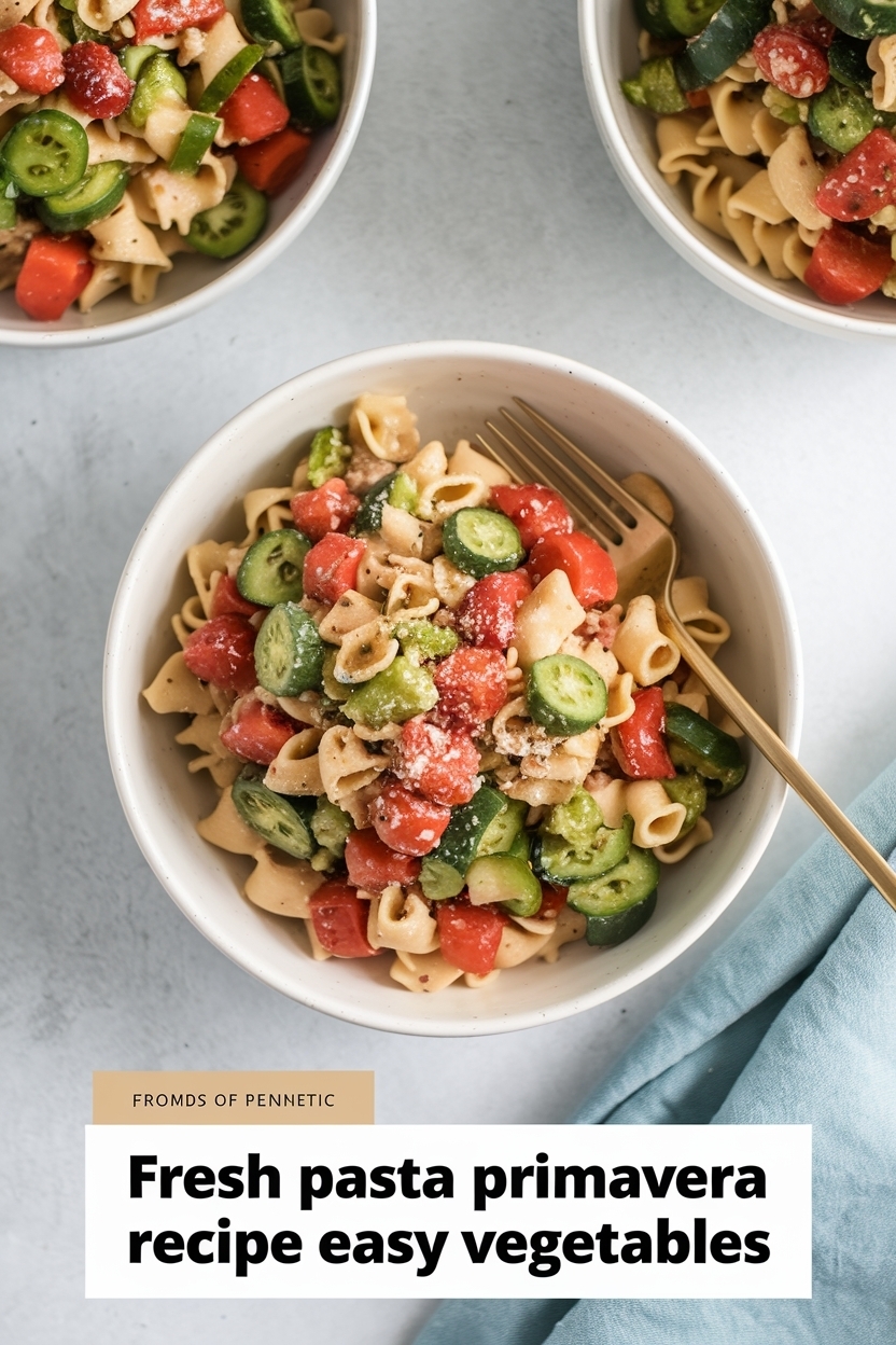pasta primavera recipe easy vegetables