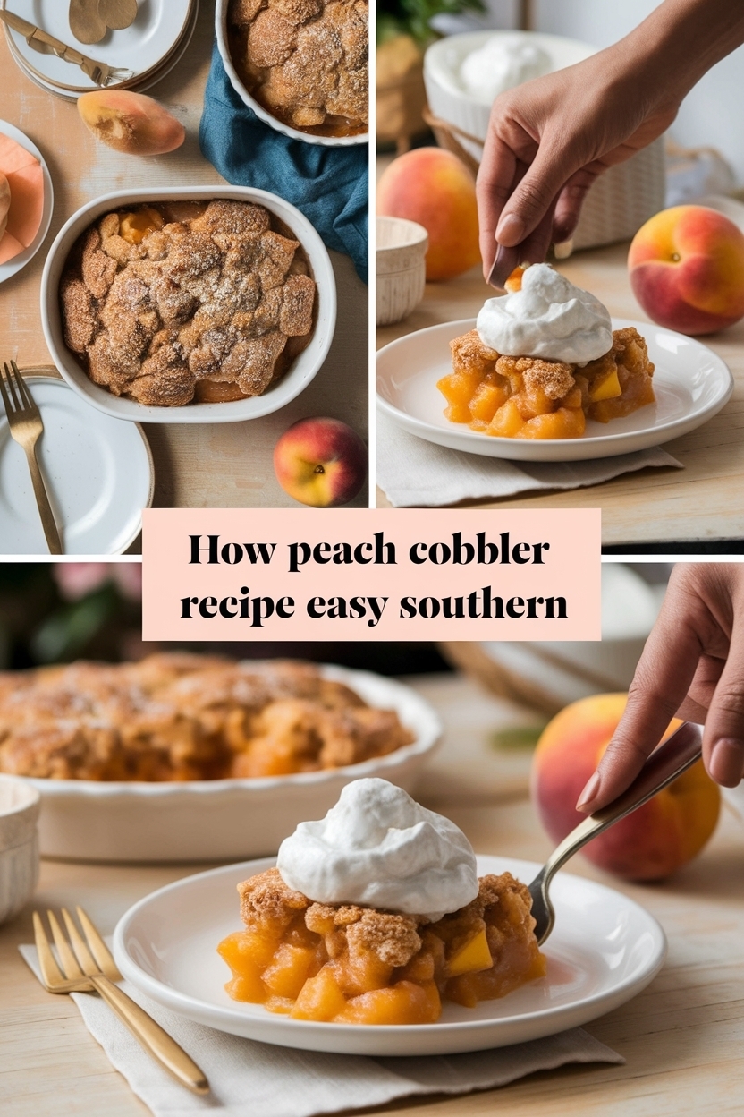 peach cobbler recipe easy southern
