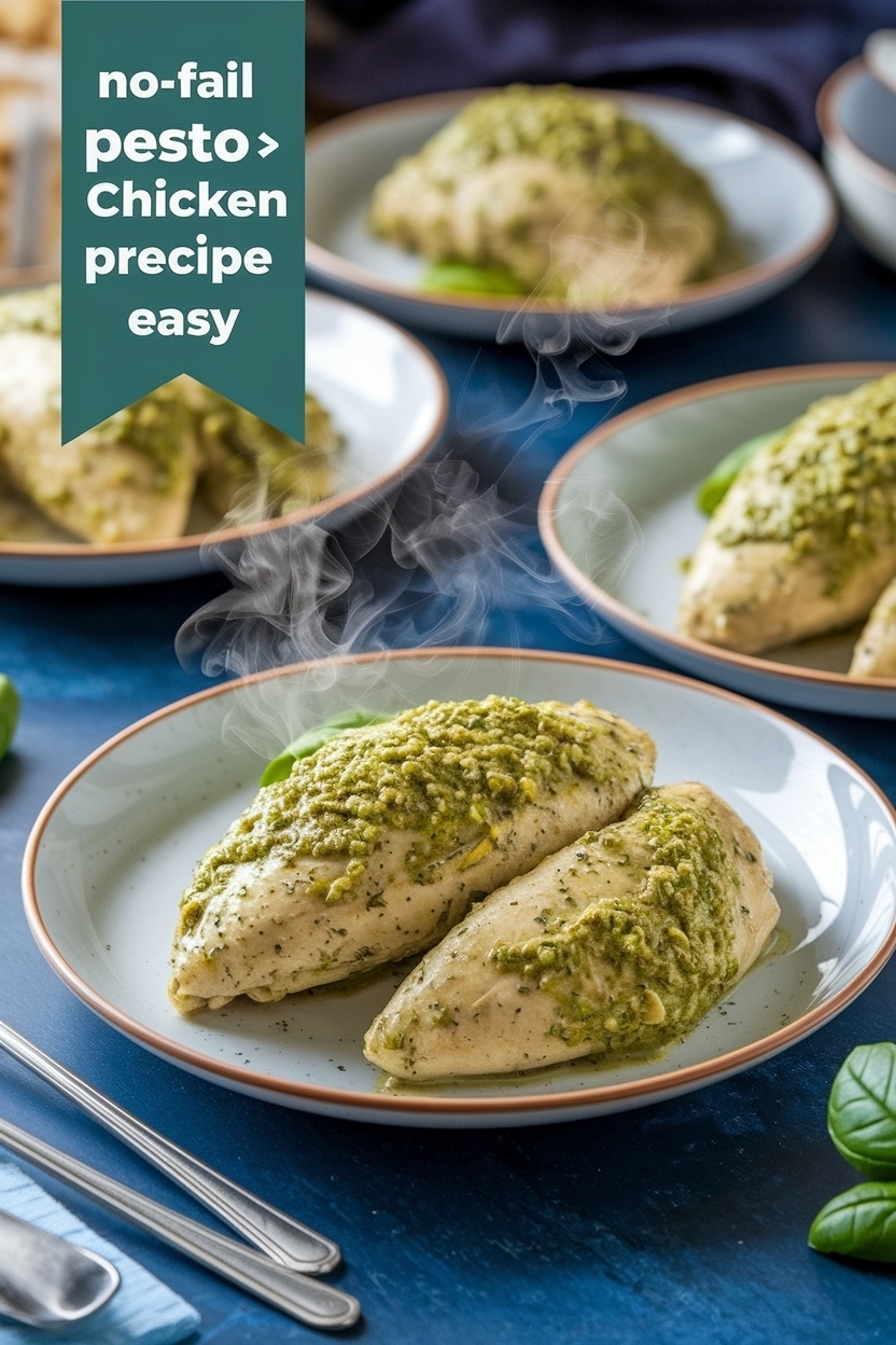 pesto chicken meal prep recipe easy