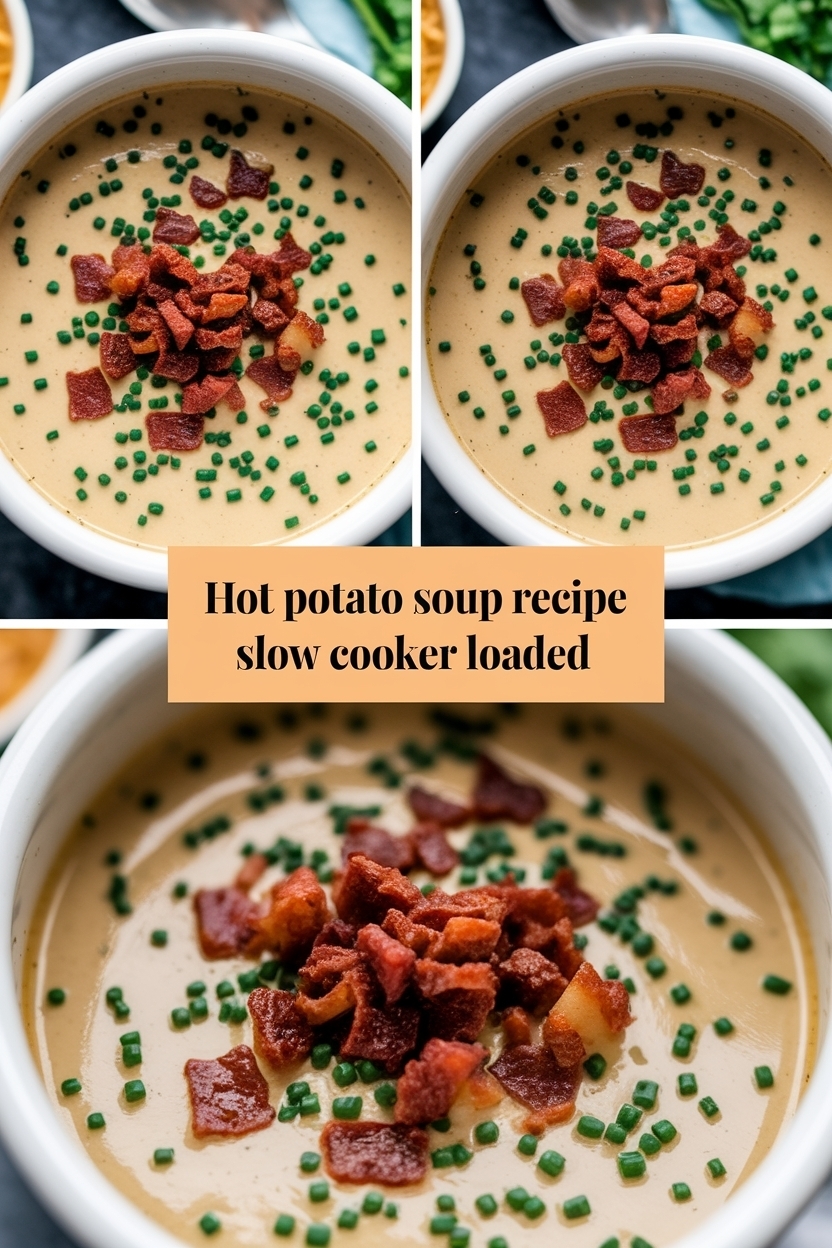 potato soup recipe slow cooker loaded