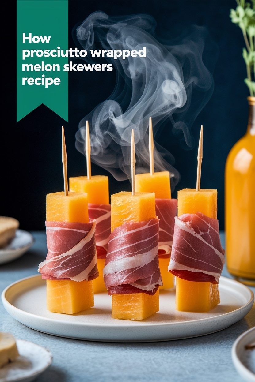 prosciutto wrapped melon skewers recipe